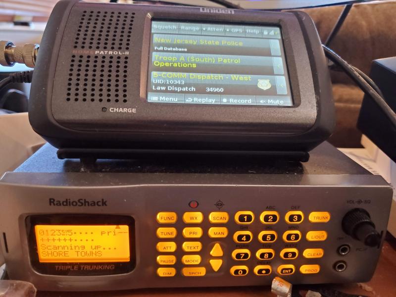 UNIDEN HP2 and Radishack 168 Scanner