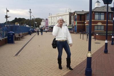 Cold and windy day in Barry.